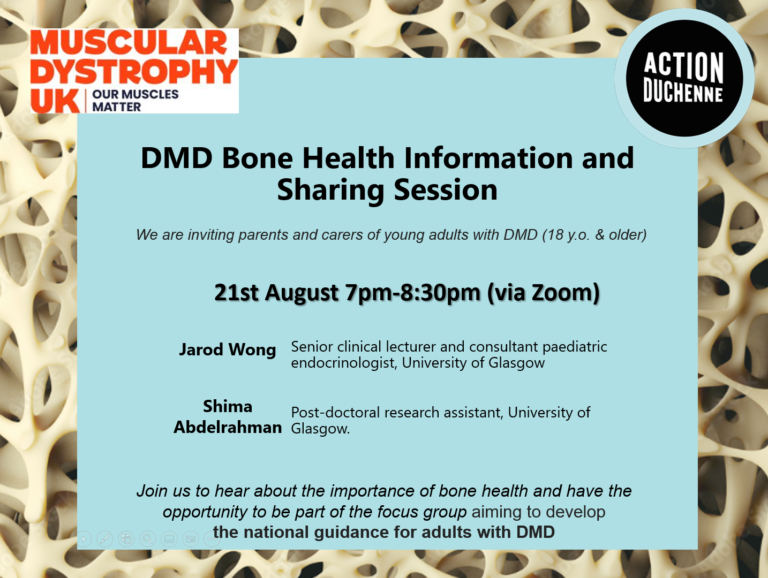 DMD Bone Health Information and Sharing Session